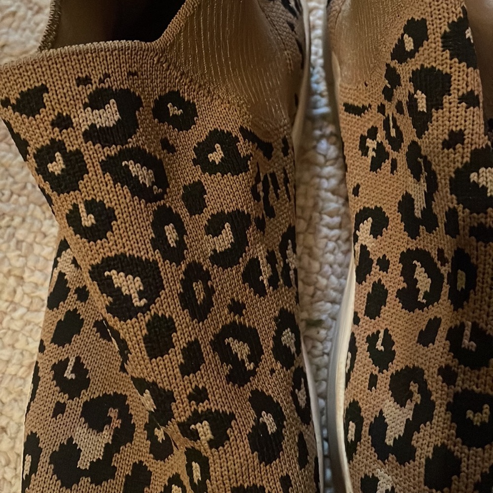 Leopard print pull on shoes - Picture 4 of 5